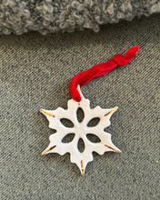 Load image into Gallery viewer, Gold Tipped Snowflake