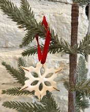 Load image into Gallery viewer, Gold Tipped Snowflake