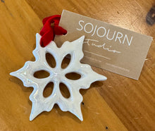 Load image into Gallery viewer, Ivory Pearl Snowflakes