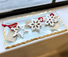 Load image into Gallery viewer, Ivory Pearl Snowflakes