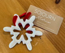 Load image into Gallery viewer, Ivory Pearl Snowflakes