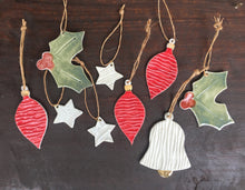 Load image into Gallery viewer, Set of 3 Mini-Star Ornaments
